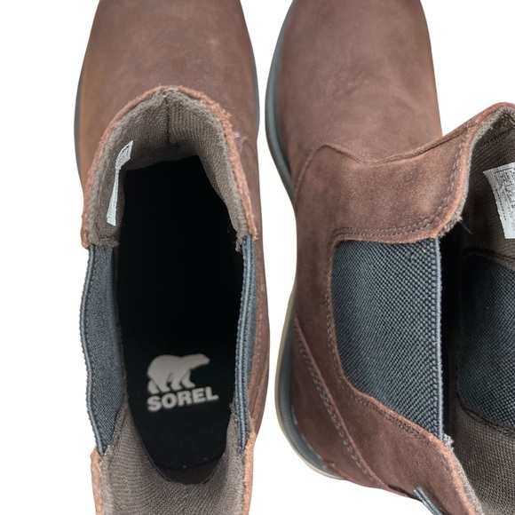 Sorel Men’s Carson Brown Waterproof Chelsea Boot NWT Size 9.5 - Picture 8 of 11
